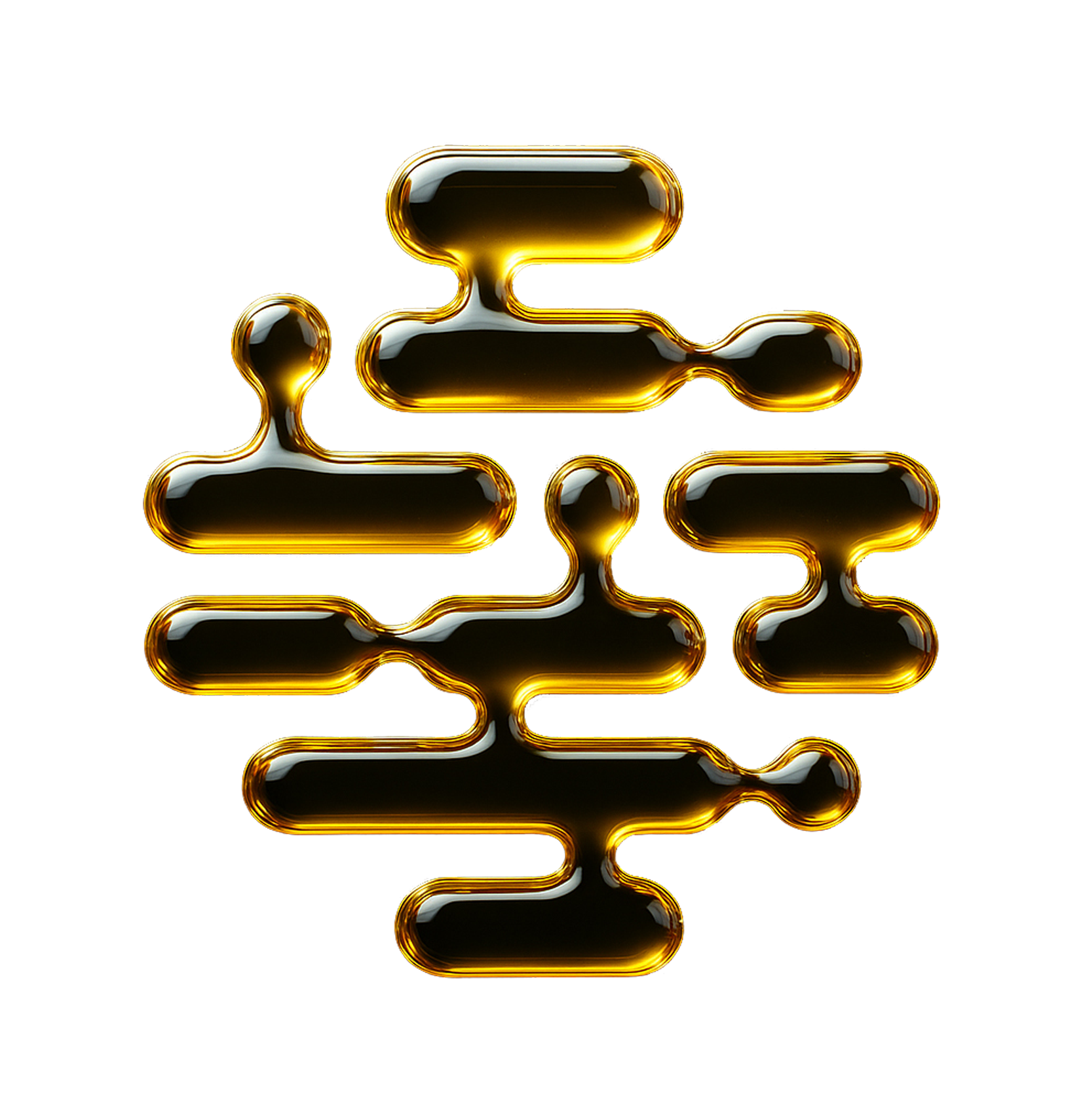 Abstract Omni Link brand illustration